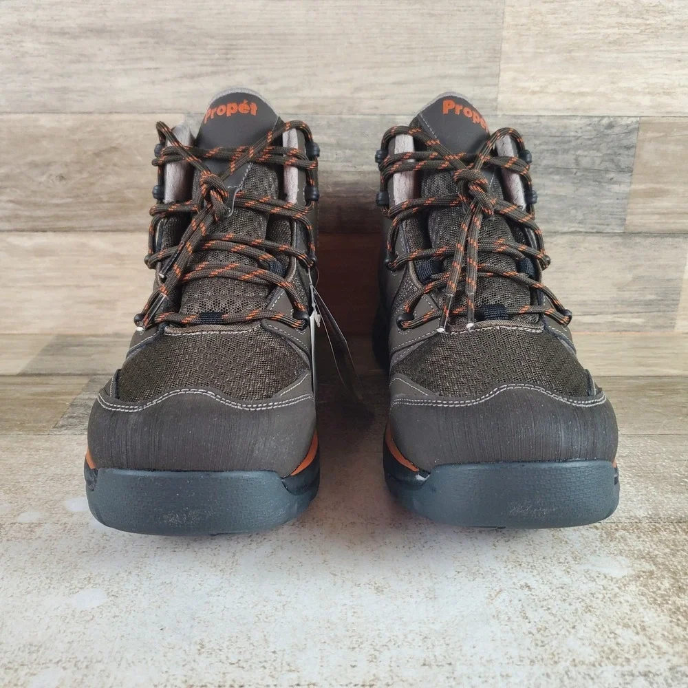 Propet Veymont Mens Hiking Boots Sz 10.5 M Gunsmoke Lace-Up Waterproof Cap Toe